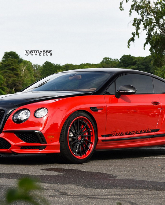 Фото дисков SV15T Deep Concave FS Другой цвет на Bentley Continental GT II