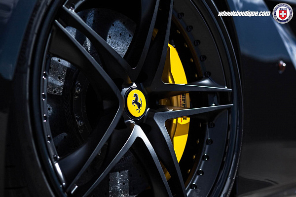 Фото дисков HRE S207 Черный сатин на Ferrari F12