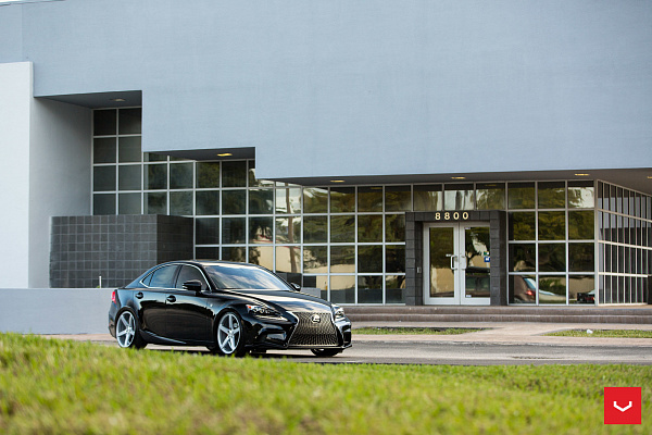 Фото дисков Vossen CV3 Серебро на Lexus IS II