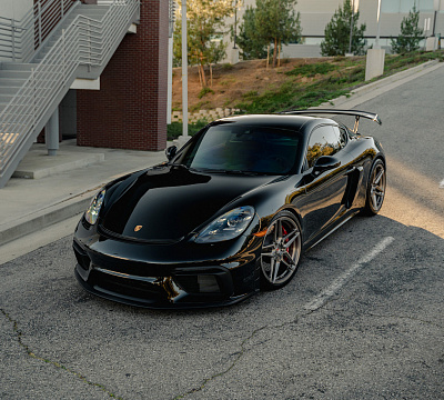 Фото дисков Vossen EVO-1 на Porsche Cayman III