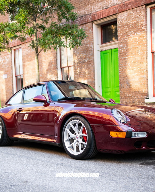 Фото дисков R101 Сатиновый лак на Porsche 911 IV