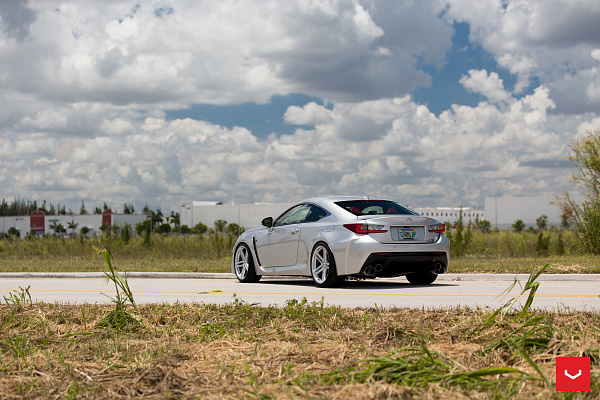 Фото дисков Vossen VFS-5 Серебро на Lexus RC