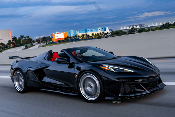 Фото дисков AL13 R10 Глянцевый лак на Chevrolet Corvette C8