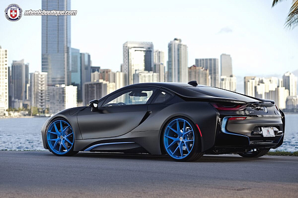Фото дисков HRE P101 Синий сатин на BMW i8