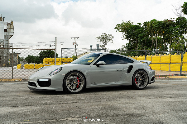 Фото дисков Anrky AN22 Сатиновый темный лак на Porsche 911 VII