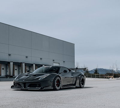 Фото дисков Brixton Forged PF7 Aerotech на Ferrari 458