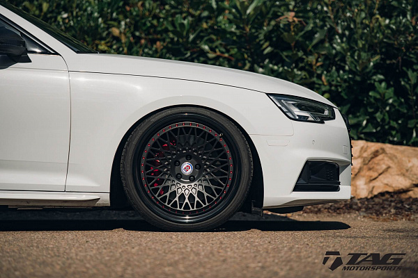 Фото дисков HRE 501 Черный сатин на Audi A/S/RS 4 (B8)