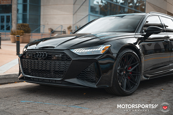 Фото дисков Vossen EVO-5 Черный сатин на Audi A/RS 6 (C8)
