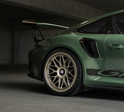 Фото дисков HRE 300 GTS на Porsche 911 VIII