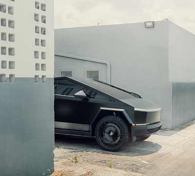 Фото дисков Vossen LC3-11 на Tesla Cybertruck