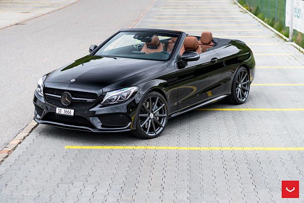 Фото дисков Vossen VFS-10 Глянцевый графит на Mercedes-Benz C-Class (W205)
