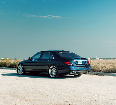 Фото дисков Vossen HF-4T на Mercedes-Benz S-Class (W222, C217)