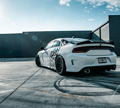 Фото дисков Vossen HF-2 на Dodge Charger VII