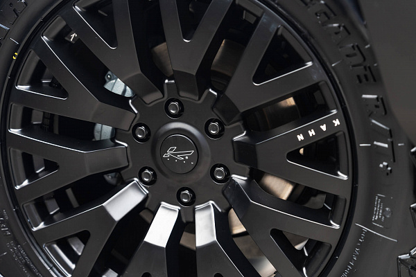 Фото дисков Kahn G22 DC Черный сатин на Toyota Land Cruiser Prado 250