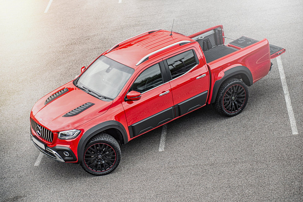 Фото дисков Kahn Kahn RS Черный сатин на Mercedes-Benz X-Class