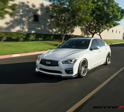 Фото дисков Vossen VFS-5 на Infiniti Q50