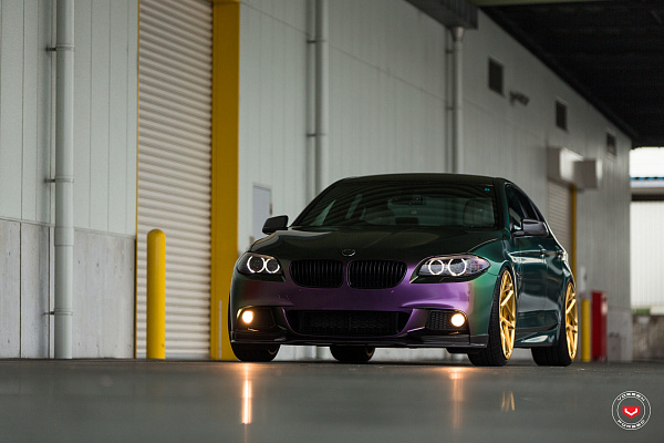 Фото дисков Vossen CG-209T Глянцевое золото на BMW 5/M5 (F10)