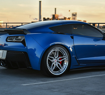Фото дисков Vossen M-X1 (3-Piece) на Chevrolet Corvette C7