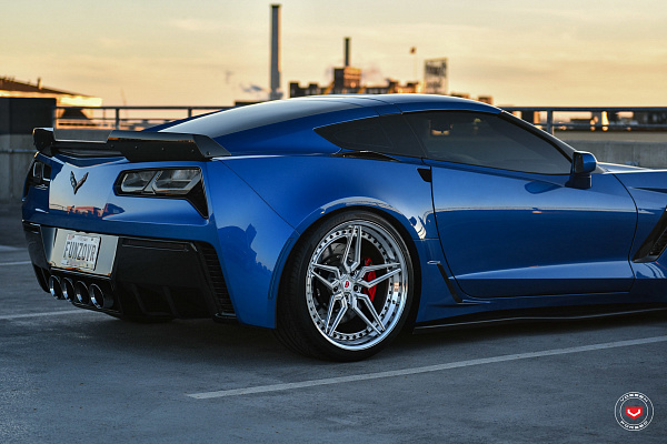 Фото дисков Vossen M-X1 (3-Piece) Глянцевый лак на Chevrolet Corvette C7