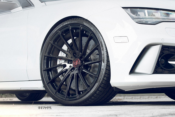 Фото дисков Strasse Wheels SV15T Deep Concave Monoblock Другой цвет на Audi A/RS 7 (4G)