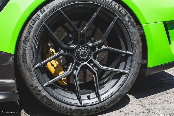 Фото дисков Brixton Forged CM5-R Черный матовый на Porsche 911 VII