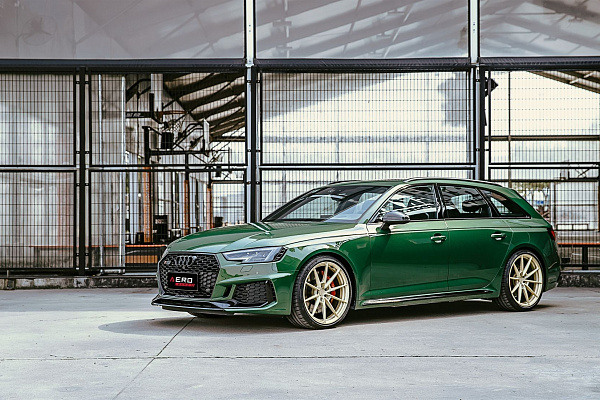 Фото дисков Anrky AN18 Сатиновая шампань на Audi A/S/RS 4 (B9)