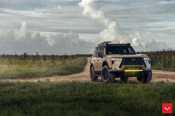 Фото дисков Vossen HFX-1 (6-Lug) Черный глянец на Lexus GX III