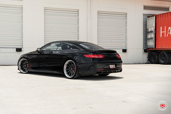 Фото дисков Vossen M-X2 (3-Piece) Черный матовый на Mercedes-Benz S-Class (W222, C217)
