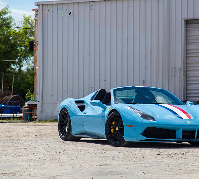 Фото дисков Anrky AN12 на Ferrari 488