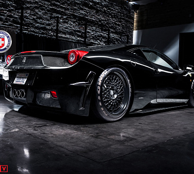 Фото дисков HRE 501 на Ferrari 458