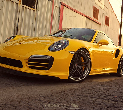 Фото дисков HRE S107 на Porsche 911 VII