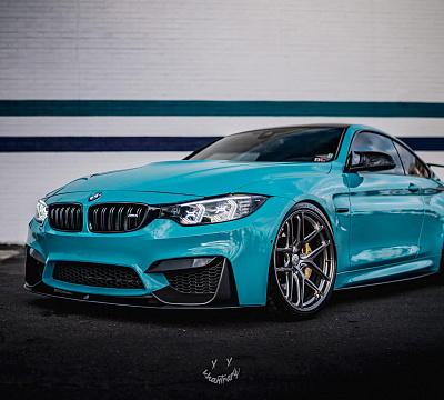 Фото дисков HRE R101 Lightweight на BMW 4/M4 (F32/F82)