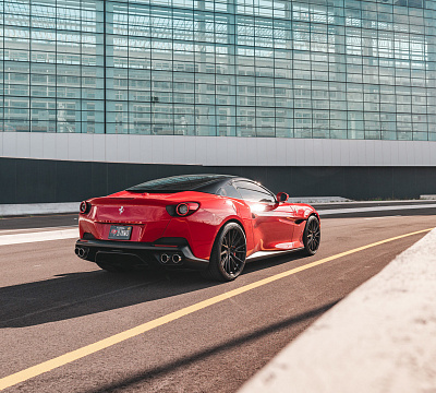 Фото дисков Vossen HF-4T на Ferrari Portofino
