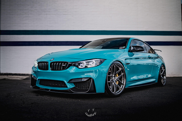 Фото дисков HRE R101 Lightweight Глянцевый темный лак на BMW 4/M4 (F32/F82)