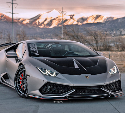 Фото дисков Strasse Wheels SV10M Deep Concave FS на Lamborghini Huracan