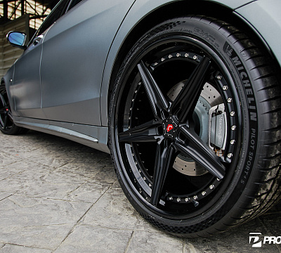 Фото дисков Vossen M-X5 (3-Piece) на Mercedes-Benz S-Class (W222, C217)