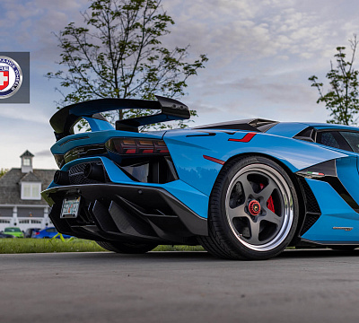 Фото дисков HRE 527 на Lamborghini Aventador