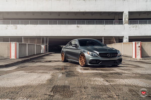Фото дисков Vossen M-X2 Глянцевая темная медь на Mercedes-Benz C-Class (W205)