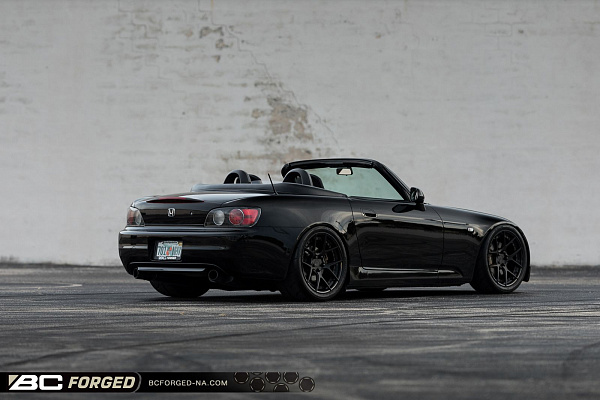 Фото дисков BC Forged HCS02 Черный сатин на Honda S2000