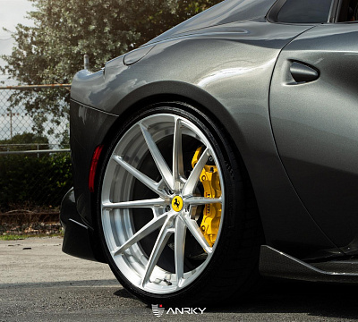 Фото дисков Anrky AN28 на Ferrari 812