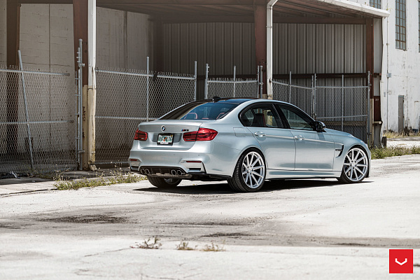 Фото дисков Vossen VFS-10 Серебро на BMW 3/M3 (F3x/F80)