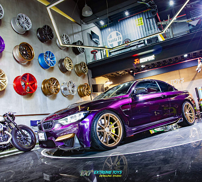 Фото дисков HRE FF04 на BMW 4/M4 (F32/F82)