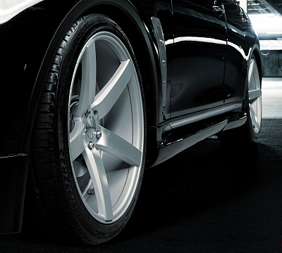Фото дисков Vossen CV3 на Infiniti FX II