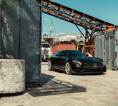 Фото дисков Vossen EVO-3 на Mercedes-Benz AMG GT I