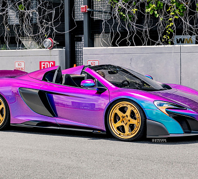 Фото дисков Strasse Wheels SV5 Deep Concave Duoblock на McLaren 650S