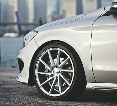 Фото дисков Vossen CVT на Mercedes-Benz CLA (C117, X117)