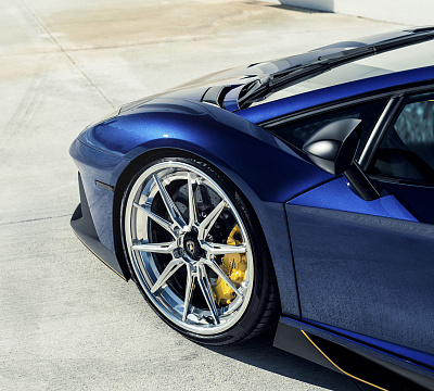 Фото дисков Vossen EVO-2R (3-Piece) на Lamborghini Aventador