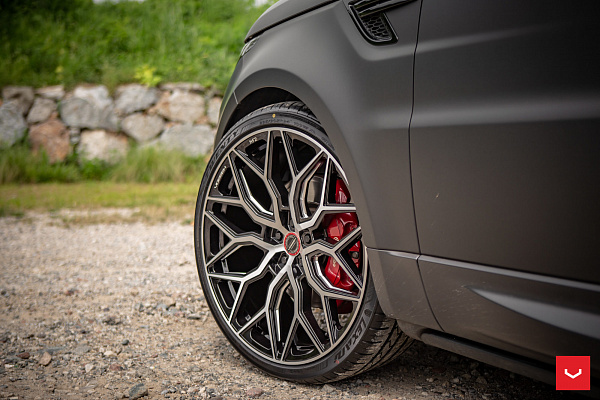 Фото дисков Vossen HF-2 Алмазная проточка на Land Rover Range Rover Sport II