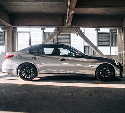 Фото дисков Vossen HF-2 на Infiniti Q50