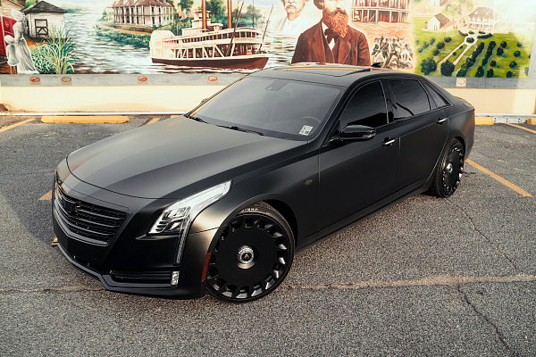 Фото дисков Asanti ARISTOCRAT Черный сатин на Cadillac CT6 I